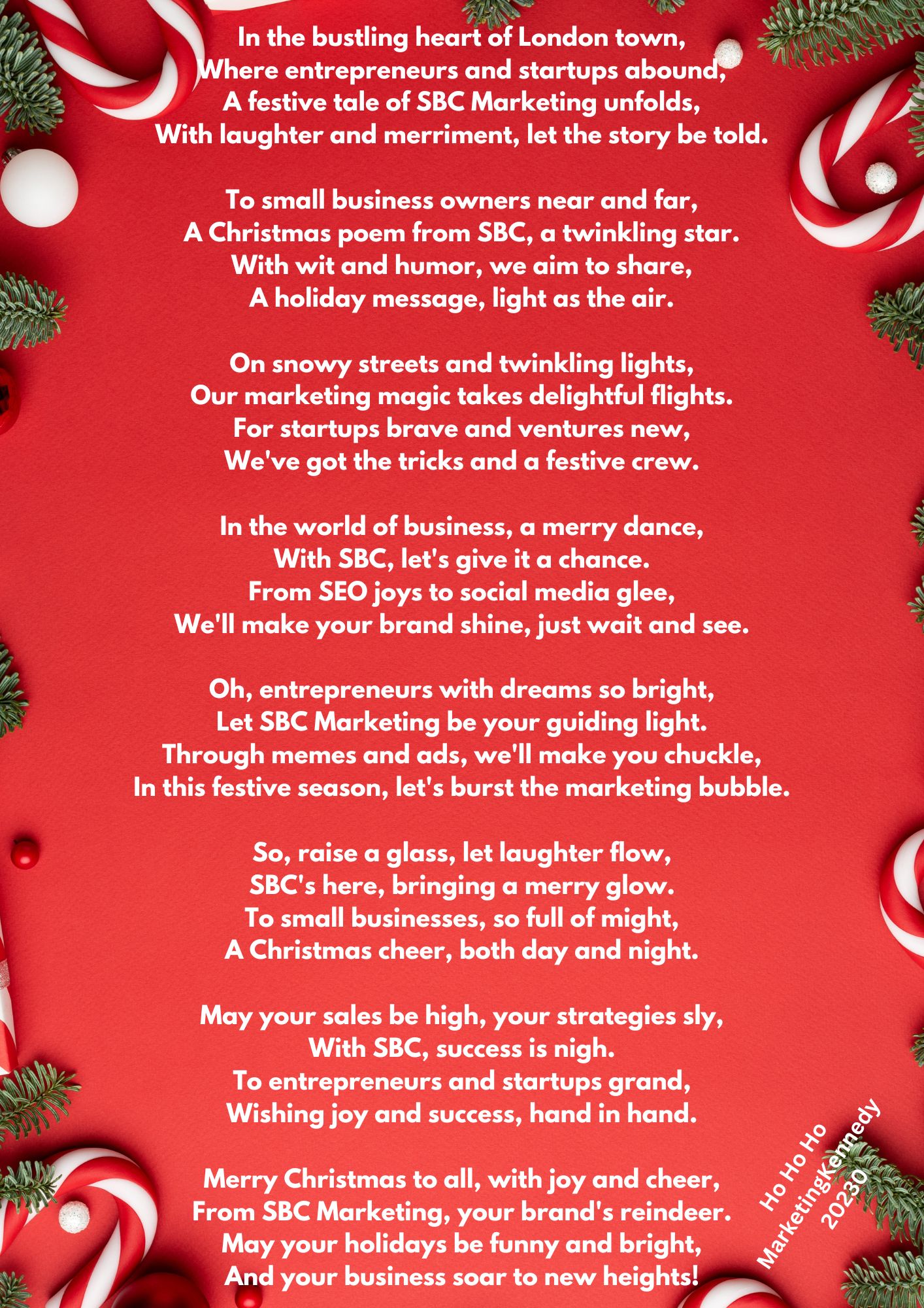 Unwrap the Gift of Laughter: A Poetic Festivity from SBC Marketing