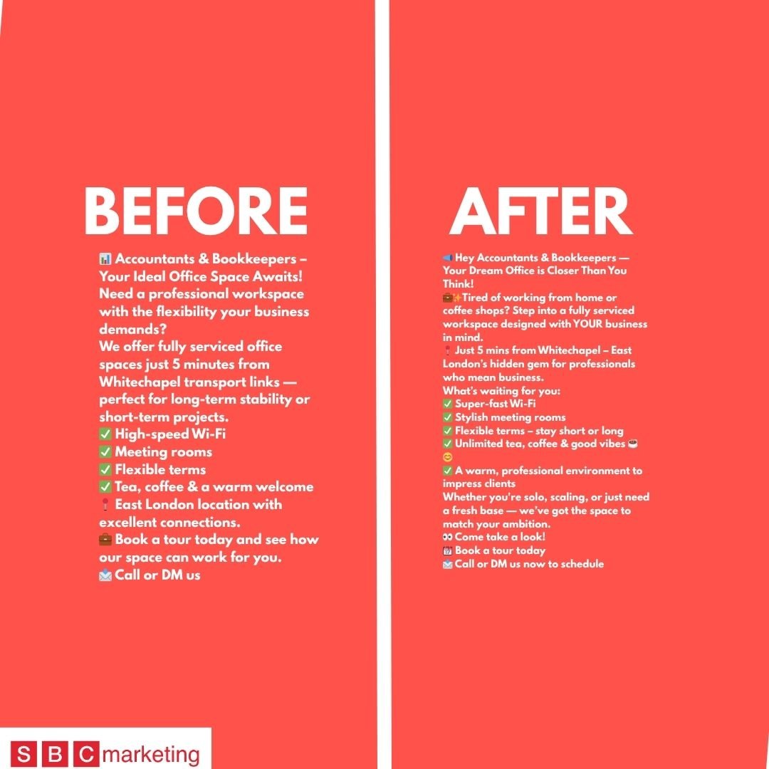 AD COPY SERVICE BY SBC MARKETING LONDON